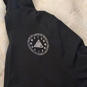 Nike Black Tee with Moon & Star Swoosh Graphic